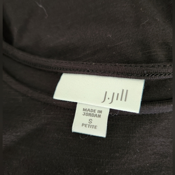 J Jill Midi/Maxi Black Sleeveless Stretchy Dress Size PS - Picture 3 of 3